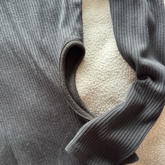 Jonathan Simkhai mock neck Ribbed Turtleneck Bodysuit XS - Picture 5 of 8